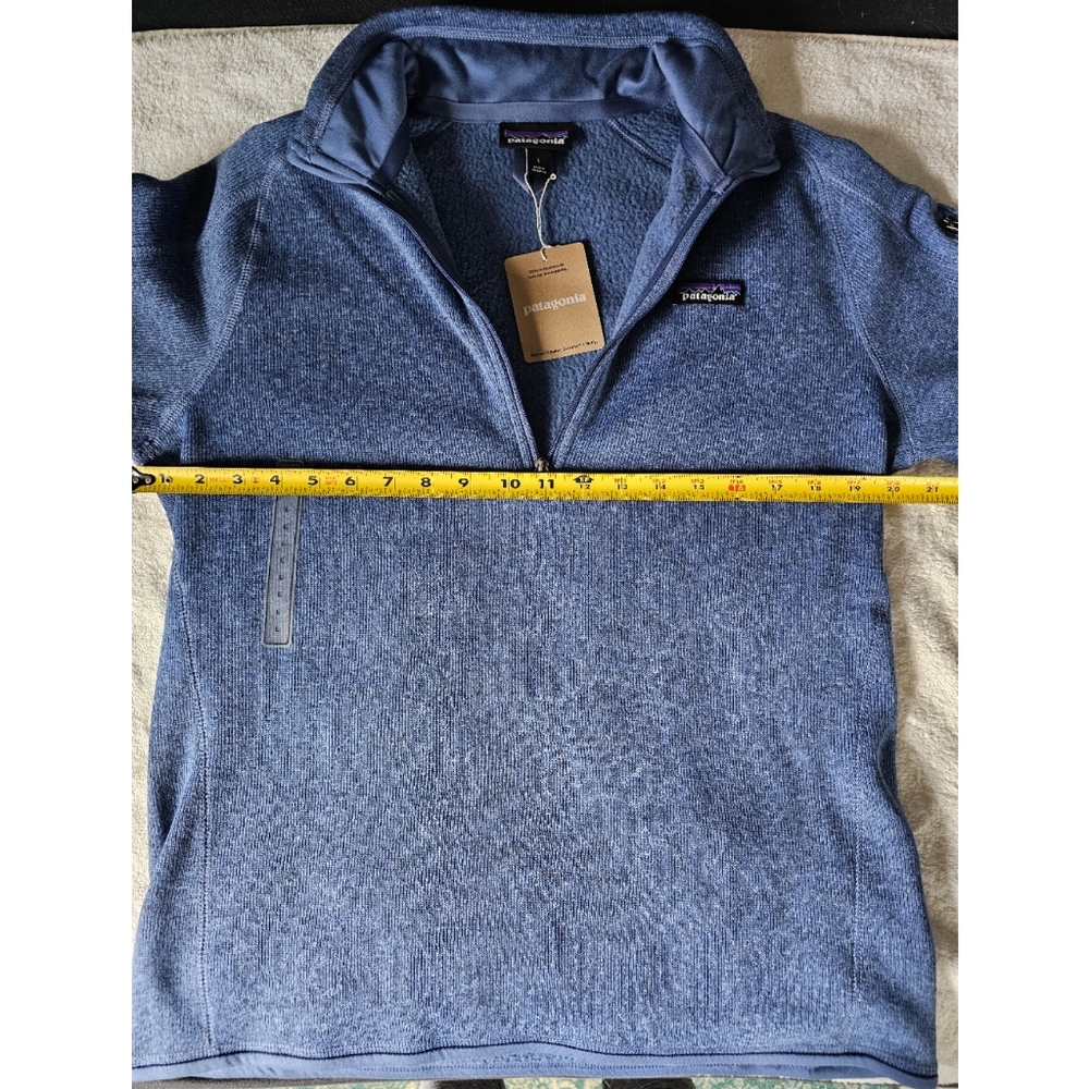 Patagonia Women's Better Sweater 1/4 Zip Fleece Pullover Large - Picture 8 of 9